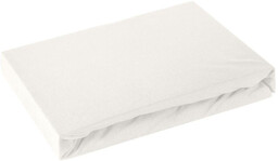 Prześcieradło z Gumką Jersey D91 240x220 w.30 Krem