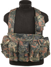 Mil-Tec Kamizelka z 6 Kieszeniami Flecktarn