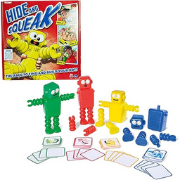 TOMY Roboty do chowania i piszczenia, robot budowlany,