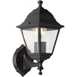 Brilliant Elewacyjna lampa metalowa Nissie 90991A06 latarnia czarny