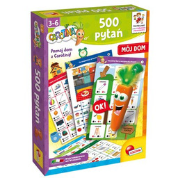 LISCIANI Gra edukacyjna Carotina 500 pytań Mój dom