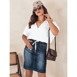 Spódnica jeansowa DENIMFIT niebieska Dstreet CY0455-36