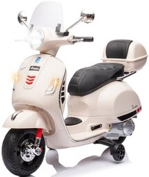 MILLY MALLY Motorek elektryczny Vespa GTS Super Biały