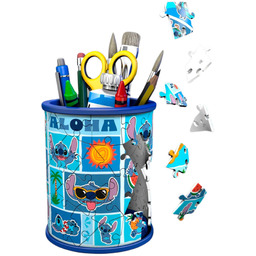 Puzzle 3D Przybornik Disney Stitch