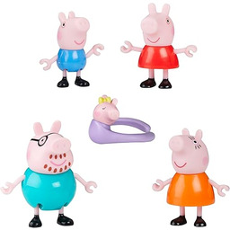 Peppa Pig Zestaw Figurek Świnka Peppa Pięcioosobowa Rodzina