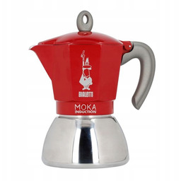 Kawiarka Bialetti New Moka Induction 6tz Czerwona