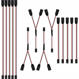 14-częściowy przedłużacz serwo do Rc 150mm/300mm/Y