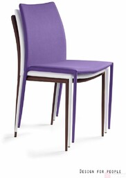 Krzesło DESIGN PVC Unique Fioletowy