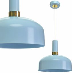 Milagro MALMO BLUE MLP6201 lampa wisząca metalowy klosz