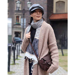 Marco Mazzini Torebka listonoszka skórzana saddle bag brąz