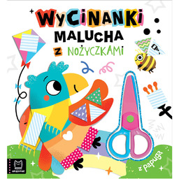 Aksjomat Wycinanki malucha z nożyczkami. Z papugą, książeczka