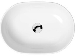 Umywalka nablatowa GARDA 50 owalna ceramiczna K116-163