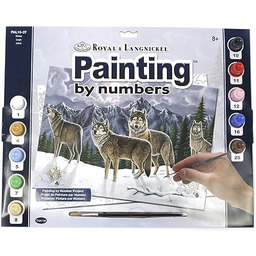 Royal & Langnickel, Malowanie po Numerach Wolf Pack,