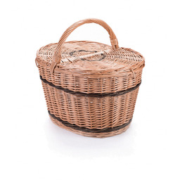 Wiklinowy kosz piknikowy WIKLINOWY ŚWIAT Owal, 1 szt.