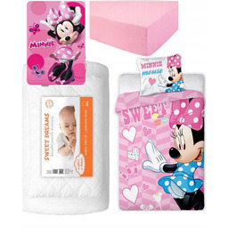 Komplet pościeli dziecięcej Disney Minnie kocyk i kołdra
