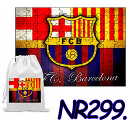 PUZZLE 70 EL. UKŁADANKA BARCELONA PIŁKA NOŻNA PREZENT+