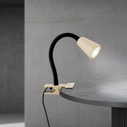 ORION Lampka z klipsem Dotty, kremowy / amber,