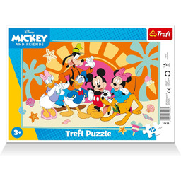 Trefl Puzzle Ramkowe Mickey Mouse 15 Dużych Elementów