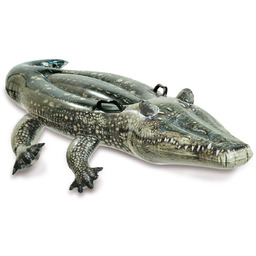 Materac do pływania krokodyl, aligator dmuchany na wodę,