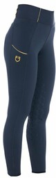 EQUESTRO Legginsy damskie Classic Slim Fit Full Grip