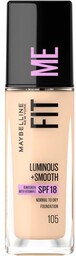 MAYBELLINE Fit Me! Rozświetlający Podkład do twarzy Luminous+Smooth