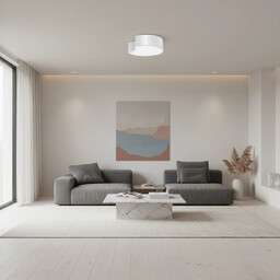 Plafon CIRCLE 1 biały SL.1050 - Sollux