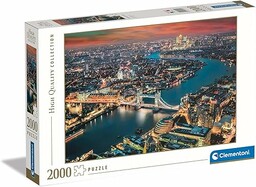 Clementoni Collection-London aerial view-2000 Piece-Puzzle, Poziomy, Zabawa