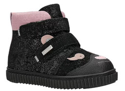 Buty dziewczęce zimowe Bartek 8400661 botki ocieplane wełną