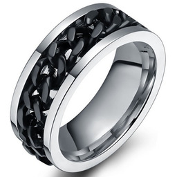 Męska Obrączka ze Stali Szlachetnej