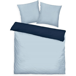 TOM TAILOR Bettwäsche Two-Tone Solid Colors Dark Navy