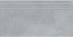 Gres szkliwiony stopnica VELVET CONCRETE light grey mat