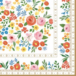 SERWETKI PAPIEROWE Boho Flowers - Kwiaty