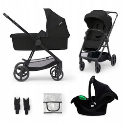 Kinderkraft Newly Wózek dziecięcy wielofunkcyjny 3w1 z fotelikiem