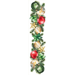 Markizeta Obrus bieżnik świąteczny 38x160 009 wielokolorowy