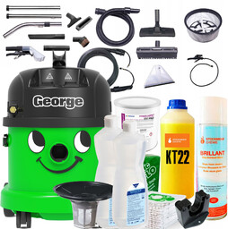 Mocny Odkurzacz Piorący Numatic George GVE370-2 do tapicerki