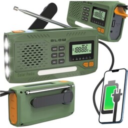 BLOW Radio RA13 Analogowe Przenośne Zielony