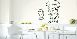 Naklejka do kuchni kucharz