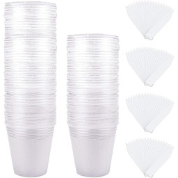 HOVEOX 100 szt. 7,6 cm doniczki do przedszkola