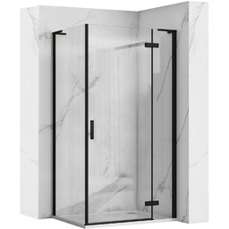 Rea Kabina Prysznicowa REA Hugo Czarna 90x80