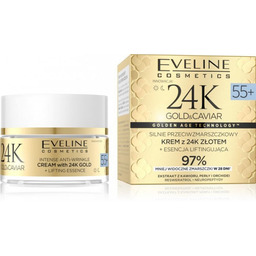 EVELINE 24K Gold&Caviar Krem silnie przeciwzmarszczkowy 55+ 50
