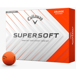 Piłki golfowe CALLAWAY SUPERSOFT 2025 (pomarańczowy mat, 12