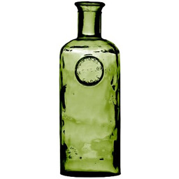 NATURAL LIVING Wazon Butelka Adele 2,3L Szmaragd Szklany