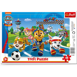 Trefl Puzzle ramkowe PAW Patrol 15 elementów