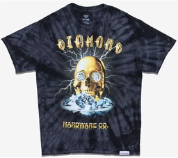 koszulka DIAMOND - Gold Skull Tie Dye S/S