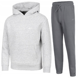 4F OCIEPLANY CHĹ&#x81;OPIÄ&#x98;CY DRES KOMPLET BLUZA KANGURKA SPODNIE