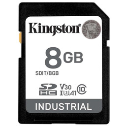 Kingston Industrial SDHC 8GB Class 10 A1 pSLC