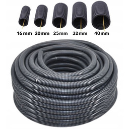 Peszel Z Pilotem Rura Karbowana Ochronna Ciemnoszara 320N