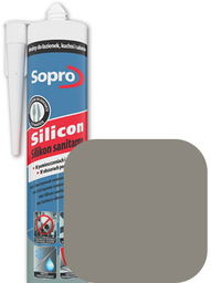 Silikon sanitarny Sopro kamienno-szary 22 310 ml