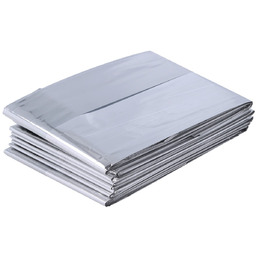 Koc termiczny, Thermal Blanket, folia NRC Srebrna 210cmx130cm