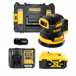 DeWalt Szlifierka mimośrodowa 18V 125mm 1x5Ah DCW210NT DCB1104